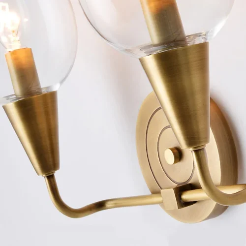 Бра Logmont-2 Wall lamp 102200-26 ImperiumLoft синий на 2 лампы, основание латунь в стиле современный фото 11 Бра Logmont-2 Wall lamp 102200-26 ImperiumLoft синий на 2 лампы, основание латунь в стиле современный фото 11