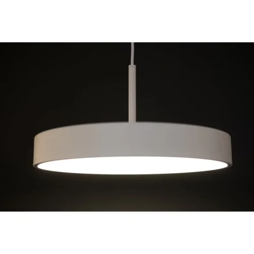 Светильник подвесной LED 0875PL-30WT Milosh Tendence белый на 1 лампу, основание белое в стиле современный фото 2