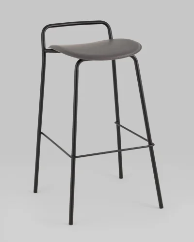 Стул барный Mantis, экокожа, темно-серый УТ000038915 Stool Group, /, ножки//, размеры - *835***465*470