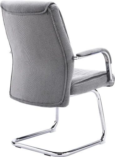 Кресло Бонд КФ Ткань Серый ЕК-333А КФ Ф Гри Everprof, серый/ткань, ножки//, размеры - 990*990***570* фото 4