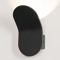 Бра LED Gulf LSP-7228 Lussole чёрный 1 лампа, основание чёрное в стиле хай-тек современный отражённый свет