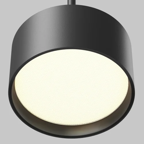 Светильник подвесной LED Glare P102PL-12W3K-B Maytoni чёрный 1 лампа, основание чёрное в стиле современный хай-тек  фото 2