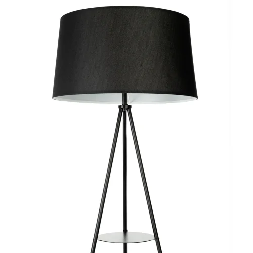 Торшер  Рейнер CL806021 Citilux со столиком на треноге чёрный 1 лампа, основание чёрное в стиле современный скандинавский
 фото 3