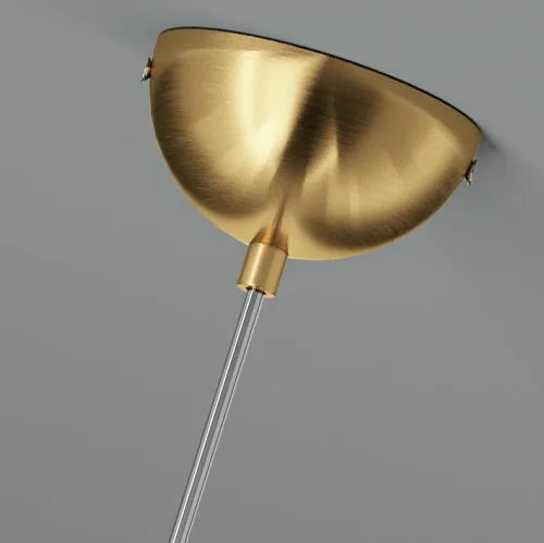 Светильник подвесной GRAPE brass 186808-23 ImperiumLoft прозрачный 1 лампа, основание латунь в стиле современный арт-деко  фото 5