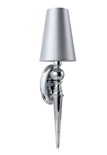 Бра PER AP1 CHROME/SILVER Crystal Lux серебряный на 1 лампа, основание серебряное в стиле классический 