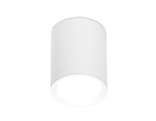 Светильник накладной TN215 Ambrella light белый 1 лампа, основание белое в стиле современный круглый