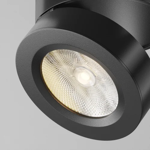 Светильник накладной LED Magic C022CL-12W3K-B-1 Maytoni чёрный на 1 лампу, основание чёрное в стиле современный хай-тек круглый фото 3