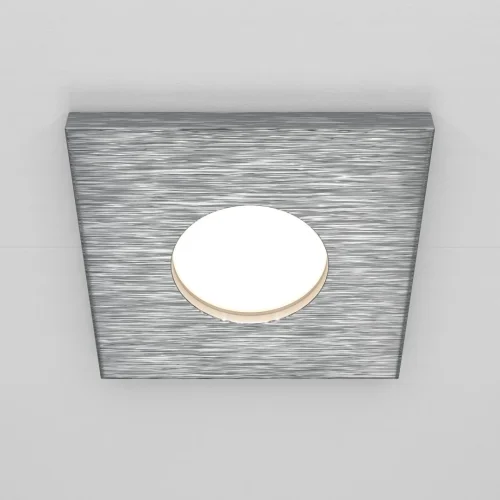 Светильник точечный Stark DL083-01-GU10-SQ-S Maytoni серебряный 1 лампа, основание серебряное в стиле современный хай-тек  фото 4