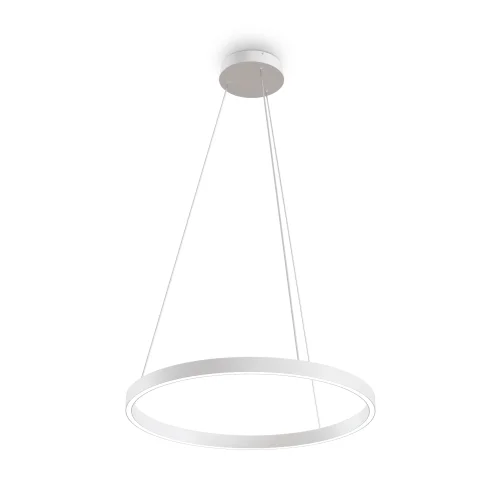Светильник подвесной LED Rim MOD058PL-L32WK Maytoni белый 1 лампа, основание белое в стиле современный хай-тек минимализм кольца