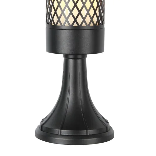 Парковый светильник Barrel 3019-1T Favourite уличный IP44 чёрный 1 лампа, плафон белый в стиле современный E27 фото 3
