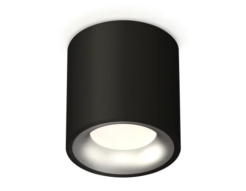 Светильник накладной Techno spot XS7532023 Ambrella light чёрный 1 лампа, основание чёрное в стиле хай-тек современный круглый