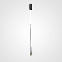 Светильник подвесной MAGRIT LUX H60 Black 213853-23 ImperiumLoft прозрачный 1 лампа, основание чёрное в стиле современный лофт 