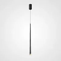 Светильник подвесной MAGRIT LUX H60 Black 213853-23 ImperiumLoft прозрачный на 1 лампу, основание чёрное в стиле современный лофт 