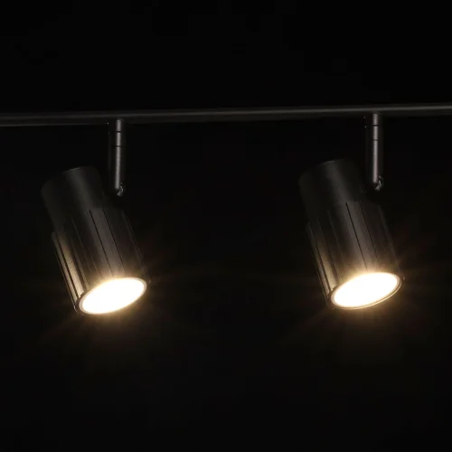 Светильник подвесной Астор 545014404 DeMarkt чёрный белый 3 лампы, основание чёрное в стиле современный хай-тек  фото 4