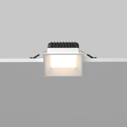 Светильник точечный LED Okno DL056-8W3-4-6K-W Maytoni белый на 1 лампу, основание белое в стиле хай-тек современный фото 5
