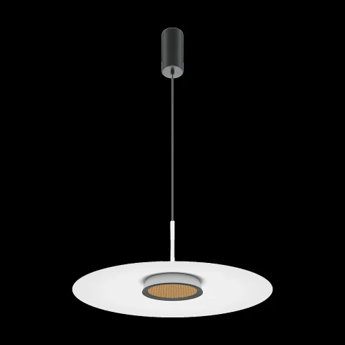 Светильник подвесной LED El MOD041PL-L15W3K1 Maytoni белый на 1 лампу, основание чёрное в стиле минимализм современный фото 11