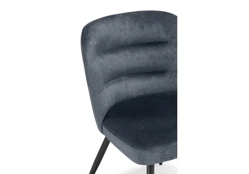 Стул на металлокаркасе Kilian dark gray / black 15846 Woodville, серый/кашемир, ножки/металл/чёрный, размеры - ****500*540 фото 8
