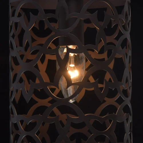 Светильник подвесной Замок 249018101 MW-Light коричневый 1 лампа, основание коричневое в стиле кантри  фото 4