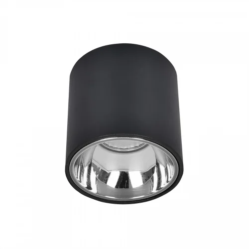 Светильник накладной LED Старк CL7440112 Citilux хром чёрный 1 лампа, основание чёрное в стиле хай-тек современный круглый