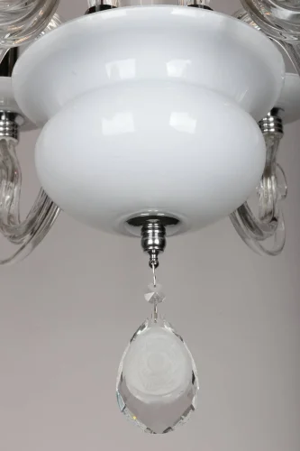 Люстра подвесная Alvara OML-79303-06 Omnilux без плафона на 6 ламп, основание белое в стиле классический  фото 4