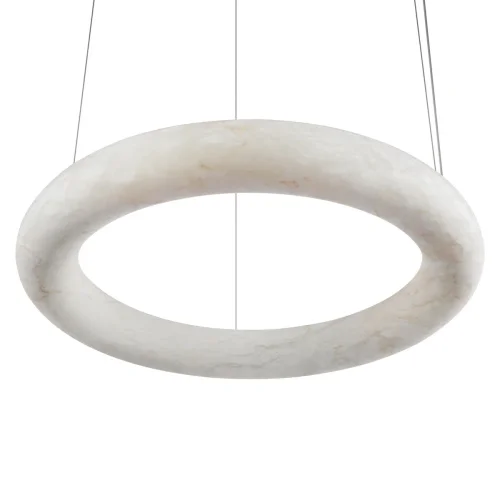 Светильник подвесной LED Oslo 10407/600 LOFT IT белый на 1 лампу, основание бронзовое в стиле современный кольца фото 5