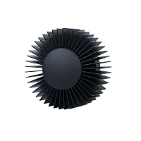 Бра LED Aurora 1092/06 AP-6 Divinare чёрный на 1 лампу, основание чёрное в стиле современный 