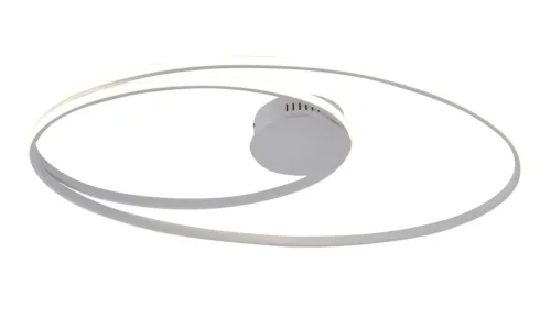 Люстра потолочная LED Praiano OML-04907-64 Omnilux белая на 1 лампу, основание белое в стиле хай-тек 