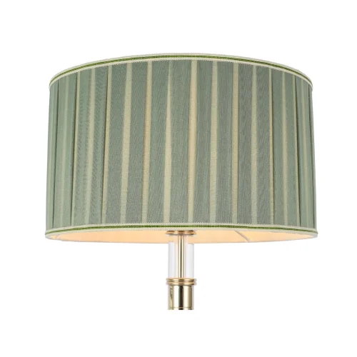 Настольная лампа Oleo SL1121.104.01 ST-Luce зелёная 1 лампа, основание никель металл в стиле классический  фото 4