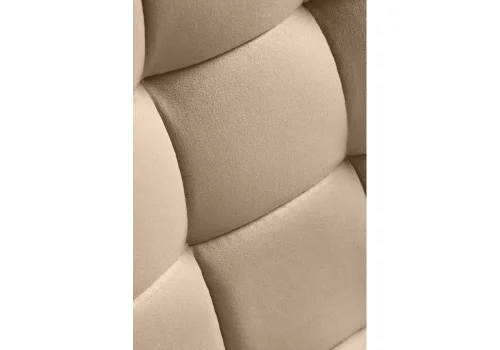 Полубарный стул Алст К бежевый / белый 502118 Woodville, бежевый/велюр, ножки/металл/белый, размеры - ****500* фото 6