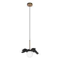 Светильник подвесной Monro 10213/A Black LOFT IT белый 1 лампа, основание золотое в стиле современный 