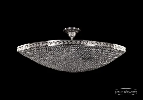 Люстра потолочная хрустальная 19323/90IV Ni Bohemia Ivele Crystal прозрачная на 12 ламп, основание никель в стиле классический sp фото 2