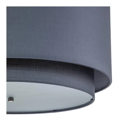 Светильник подвесной Nebbia V000353 Indigo серый 3 лампы, основание никель в стиле классический  фото 4