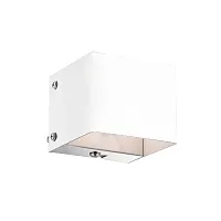 Бра FLASH AP1 BIANCO Ideal Lux белый на 1 лампу, основание белое в стиле современный 