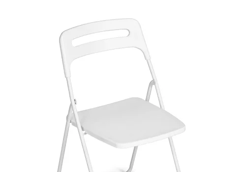 Пластиковый стул Fold складной white 15483 Woodville, белый/, ножки/металл/белый, размеры - ****430*460 фото 6