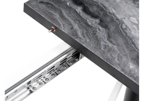 Стол раскладной Гуанг гранит темный / черный 459641 Woodville столешница гранит темная из пластик фото 8 Стол раскладной Гуанг гранит темный / черный 459641 Woodville столешница гранит темная из пластик фото 8