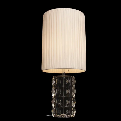 Настольная лампа Сrystal 10281 LOFT IT белая 1 лампа, основание прозрачное хрусталь в стиле классический  фото 3
