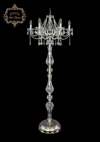 Торшер 13.12.6.195.h-160.Gd.Sp Bohemia Art Classic  прозрачный 6 ламп, основание золотое в стиле классический
