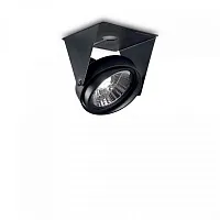 Спот с 1 лампой CHANNEL FI D14 Ideal Lux чёрный GU10 в стиле хай-тек современный 
