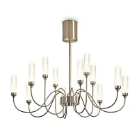 Люстра потолочная LED Alias FR2050CL-L36N Freya прозрачная на 1 лампу, основание никель в стиле классический американский Люстра потолочная LED Alias FR2050CL-L36N Freya прозрачная на 1 лампу, основание никель в стиле классический американский