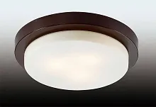 Светильник Для ванной HOLGER 2744/3C Odeon Light белый 3 лампы, основание коричневое в стиле 10079 современный 