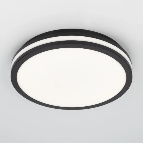 Светильник потолочный LED Luns CL711021V Citilux белый 1 лампа, основание чёрное в стиле современный круглый фото 3