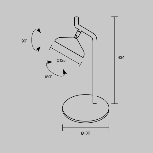 Настольная лампа LED MOD451TL-L8B3K1 Vita Maytoni чёрная на 1 лампу, основание чёрное металл в стиле хай-тек современный фото 9 Настольная лампа LED MOD451TL-L8B3K1 Vita Maytoni чёрная на 1 лампу, основание чёрное металл в стиле хай-тек современный фото 9