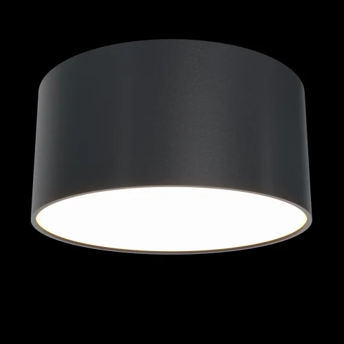 Светильник накладной LED Zon C032CL-L12B3K Maytoni белый 1 лампа, основание чёрное в стиле современный хай-тек круглый фото 6