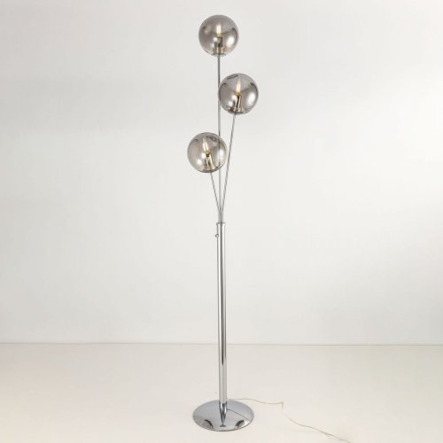 Торшер Томми CL102930 Citilux  серый 3 лампы, основание хром в стиле современный
 фото 4