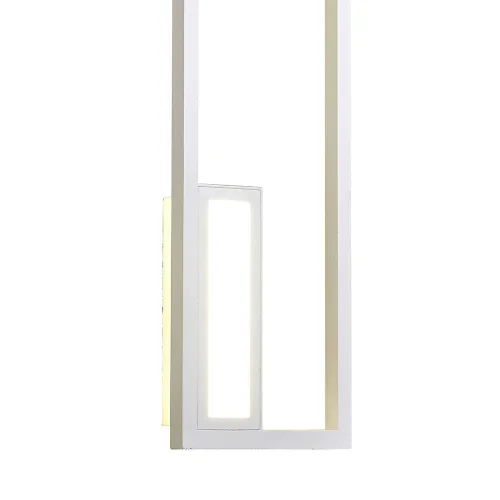 Бра LED Boutique 7667 Mantra белый на 1 лампа, основание белое в стиле современный хай-тек квадраты фото 2