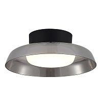Светильник потолочный LED Foray SL6019.412.01 ST-Luce дымчатый белый на 1 лампу, основание чёрное в стиле современный 