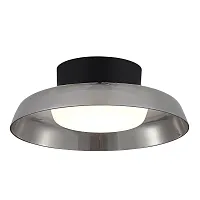 Светильник потолочный LED Foray SL6019.412.01 ST-Luce дымчатый белый на 1 лампу, основание чёрное в стиле современный 