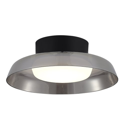 Светильник потолочный LED Foray SL6019.412.01 ST-Luce дымчатый белый на 1 лампу, основание чёрное в стиле современный 