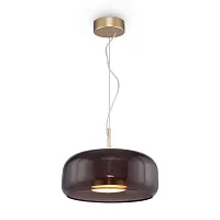 Светильник подвесной LED Madmen MOD127PL-L6BR Maytoni коричневый 1 лампа, основание бронзовое в стиле современный хай-тек 