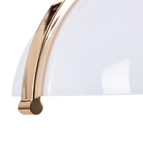 Настольная лампа Brava A5056LT-1GO Arte Lamp белая 1 лампа, основание золотое металл в стиле современный  фото 3